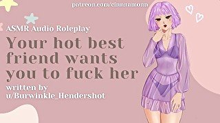 Your Hot Best Friend Wants You to Fuck Her  ASMR Audio Roleplay  Plot heavy  Wet Sounds