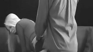 Blonde Bombshell Enjoys A Cigarette Before Taking It Up Her