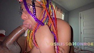 Beautiful Seductive Ebony Slut Gives Immaculate Blowjob!!!!!!!