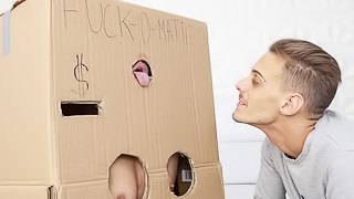 Makeshift Cardboard Gloryhole