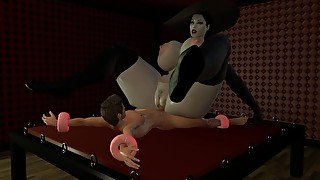 Alcina Dimitrescu Rides Cock on Top in POV  Resident Evil Village Hentai