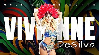 MYLF Of The Month Brazilian Vivianne DeSilva Answers Fan Questions In Her Carnival Costume