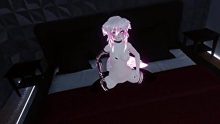 Girl get fuck IRL, while playing VRChat (POV)