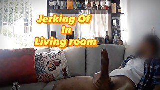 This boy jerk off in the living room of his house while the door is open (BONUS TRACK)