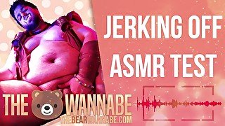 Gay Bear jerking off and cumming ASMR [Audio]