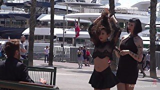 Melody Petite loves everything about humiliation in the public