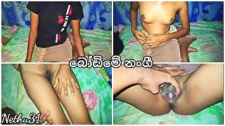 බෝඩිමේ නංගීට බලේන්ම දුන්න ආතල් ඒක ඌයි රිද්දනවා ඔයානම් 💦 Srilankan homemade couple