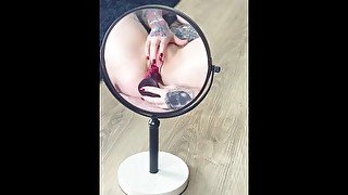 Baby Sid Hentai Dildo Masturbation in the Mirror