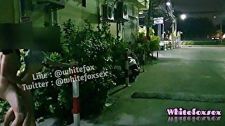 thai teen have sex on street - white fox sex