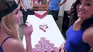 BFFS - Strip Pong Game Turns Into Orgy At College