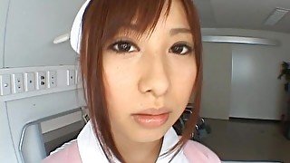 Stunning Asian nurse Kokomi Naruse moans during wild fucking