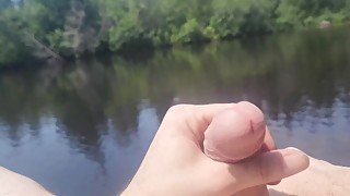 outdoor cum shot