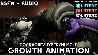 Cock Vore Muscle Hyper Growth Animation