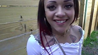 HOLED Petite Brunette Loves Big Dick Anal Sex