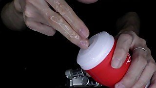 ASMR Tenga and hands getting progressively more intense