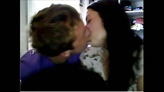 That cute brunette amateur teen with her boyfriend