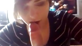 She loves sucking cock