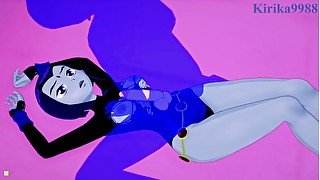 Raven and I have deep sex in a secret room. - Teen Titans Hentai