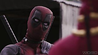 Deadpool devours blonde's ass in crazy XXX sequel