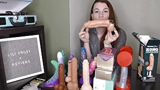 Lily O'Riley's Dildo Stash Exploration - Uberrime, Mr Hankey's, Vixen, Tantus & More (SFW)