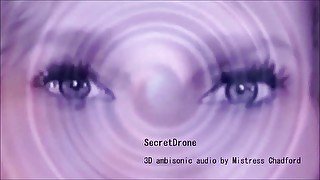 Clinicaltrial plus secretdrone 3D audio by MistressChadford (47 minutes of mesmerizing ecstasy)