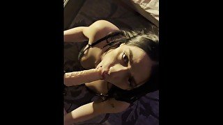 Majo- The long & hardest Deepthroat- Enjoy Blowjob in hotelroom