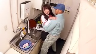 Yuria Ayane sucks a cock reluctantly and gets facialed