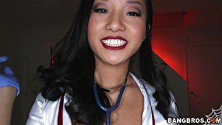 Kinky video of adorable Alina Li in doctors uniform getting dicked