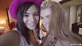 Another great lesbian scene with beautiful young girls