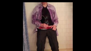 Pissing & Cumming in Dress Clothes