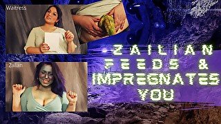 Zalian Feeds and Impregnates You