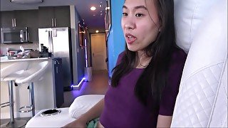 Tiny Asian Step Sister Needs Relationship Advice - Kimmy Kimm Alex Adams 19 Min