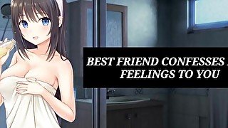 BEST FRIEND CONFESSES HER FEELINGS TO YOU (Best Friend Series) - SOUND PORN - ENGLISH ASMR