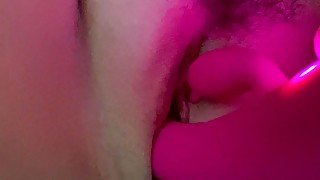 Fucking my pussy with vibrator