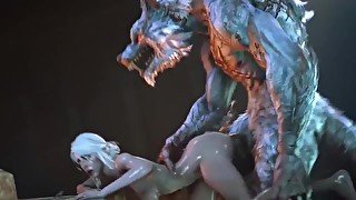 the witcher realistic sex with forest monsters