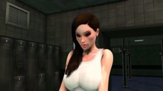 Police bitch fucking brunette futa, 3d FUTANARI GamePlay