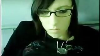 Big EMO tits on the webcam