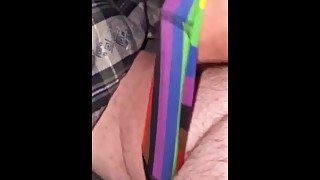 Cum Stained Pride Panties