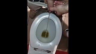 Teen Piss in Public Burger King Toilet  18 Years old