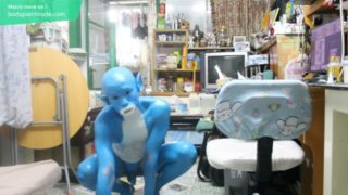 19 Years Old Digitmon Veemon Boy / Body paint / Bodypaint Naked Cosplay