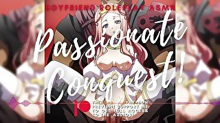 Passionate Conquest.Ravishing and Breeding The Queen! ASMR Boyfriend [M4F] [MDom] [Breathplay]