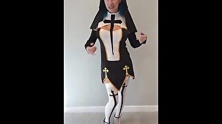 Nun Stella Cosplay Costume Try On #shorties