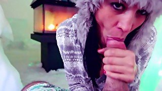 Blow Me POV - Hot Suck In a Frozen Place