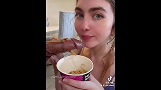 Chopsticks Blowjob TikTok teen