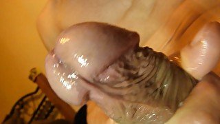 Cumshot close up