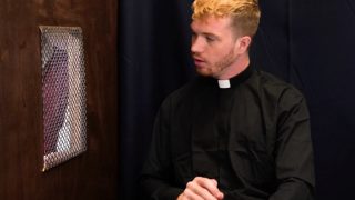 Mature priest absolve teen by fucking his hole bareback