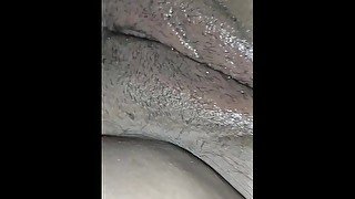 Eating my wife's fat pussy