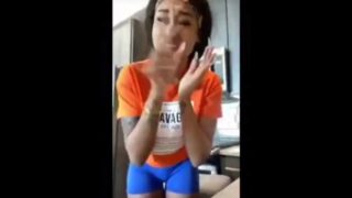 Stepmom twerking fat ass in kitchen