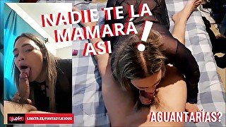 NADIE TE LA MAMARÁ DE ESTA FORMA!! Crees aguantar la garganta profunda de Natalia Delgado