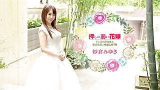 Miyuki Sakura Beautiful Bride - Creampie SEX on the eve of the wedding with the staff - Caribbeancom